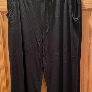 H by Halston Black Joggers Womens Size 16 Drawstring